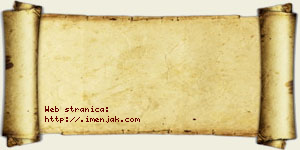 Nada Sebić vizit kartica